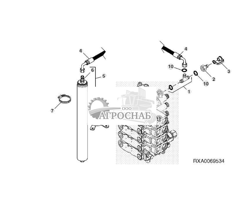 ACCUMULATOR (SCRAPER TRACTOR) 